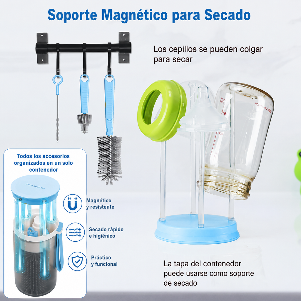 🧽 Kit de Limpieza Multifuncional 6 en 1